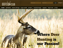 Tablet Screenshot of deer-slam.com